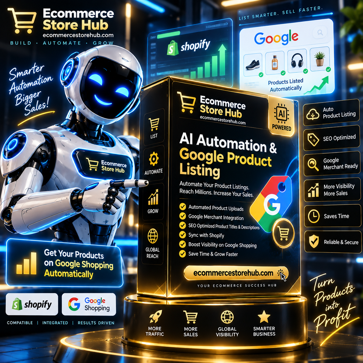 AI Automation & Google Product Listing
