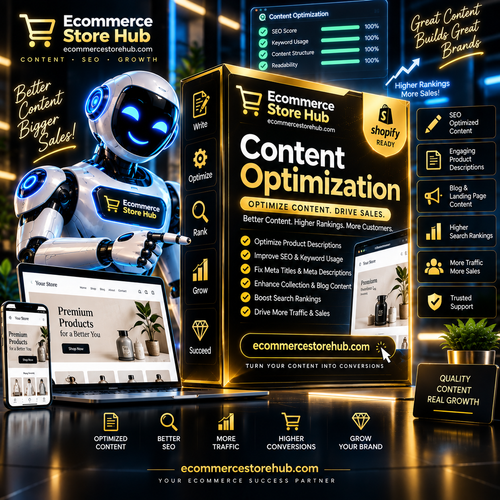 Content Optimization – Optimize Content. Drive Sales. by Ecommerce Store Hub