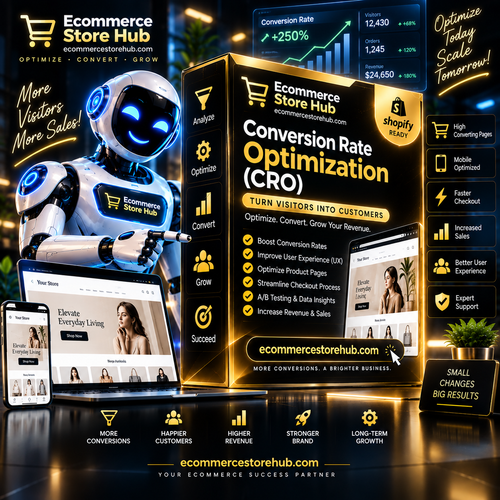 Conversion Rate Optimization (CRO) – Turn Visitors Into Customers by Ecommerce Store Hub