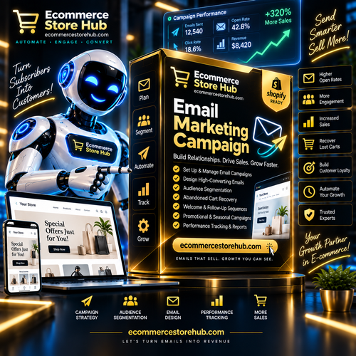 Email Marketing Campaign – Build Relationships. Drive Sales. Grow Faster. by Ecommerce Store Hub